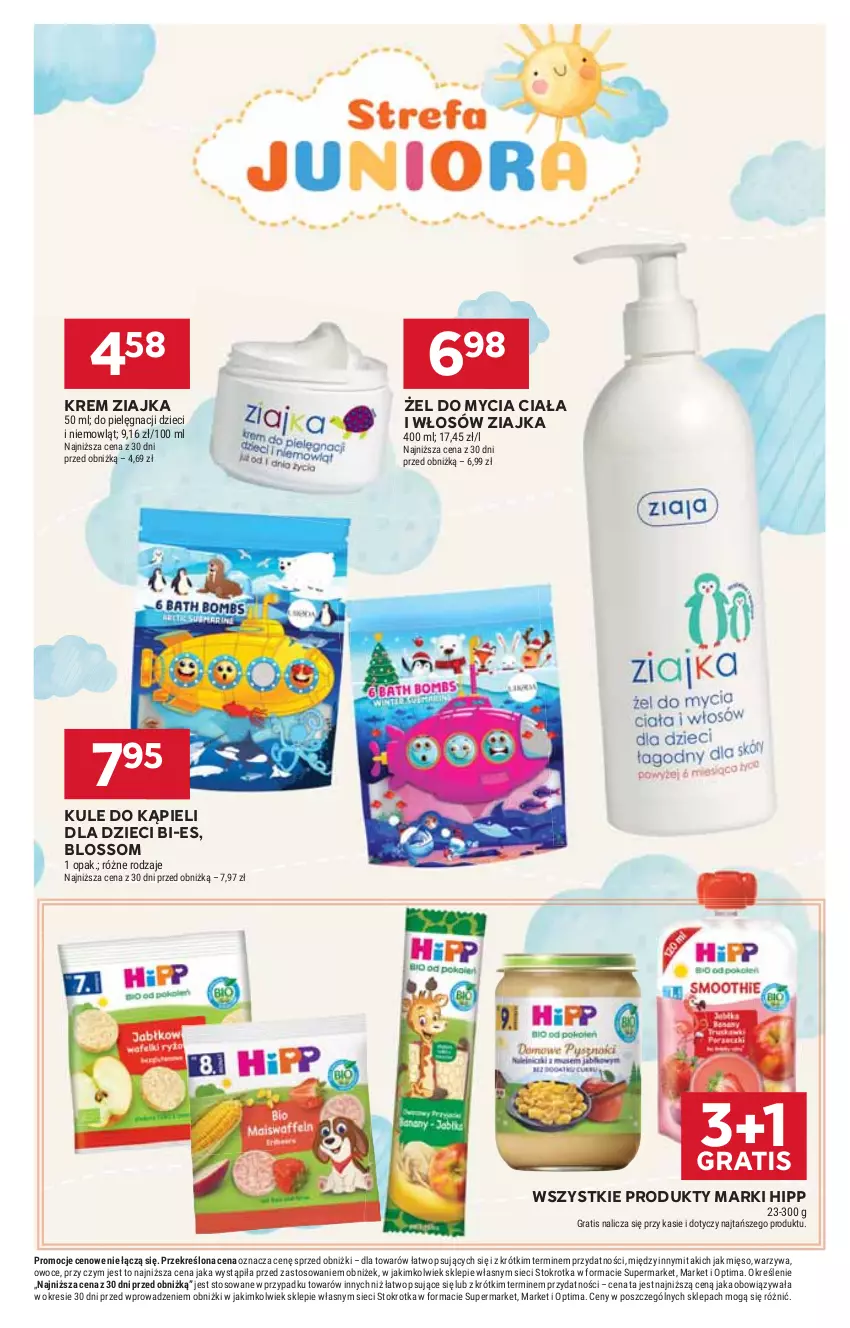Gazetka promocyjna Stokrotka - Market - ważna 15.10 do 21.10.2026 - strona 29 - produkty: Dzieci, Gra, HiPP, Mięso, Optima, Owoce, Warzywa, Ziajka