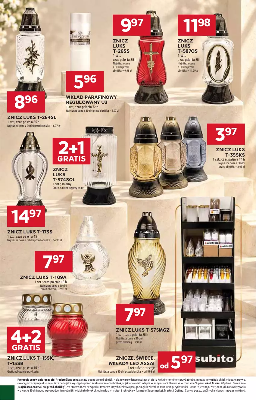 Gazetka promocyjna Stokrotka - Market - ważna 15.10 do 21.10.2026 - strona 30 - produkty: Gra, Mięso, Optima, Owoce, Warzywa, Znicz