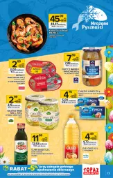 Gazetka promocyjna Topaz - Gazetka - Gazetka - ważna od 07.04 do 07.04.2021 - strona 13 - produkty: Sałatka, Sos, Gin, SEKO, Kawa, Sałat, Szprot, Krewetki, Tuńczyk, Olej, Lisner