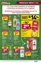 Gazetka promocyjna Aldi - Gazetka - ważna od 12.06 do 12.06.2021 - strona 17 - produkty: Piwa, Piwo, Gra, BIC, Heineken, Tera, Warka, Piwo jasne, Radler, LG