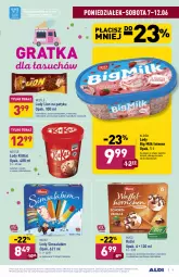 Gazetka promocyjna Aldi - Gazetka - ważna od 12.06 do 12.06.2021 - strona 9 - produkty: Sos, Gra, Big Milk, Kawa, Lodówka, Tera, Wafle, Lion, Lody, Algida, Kakao, Nestlé, LG