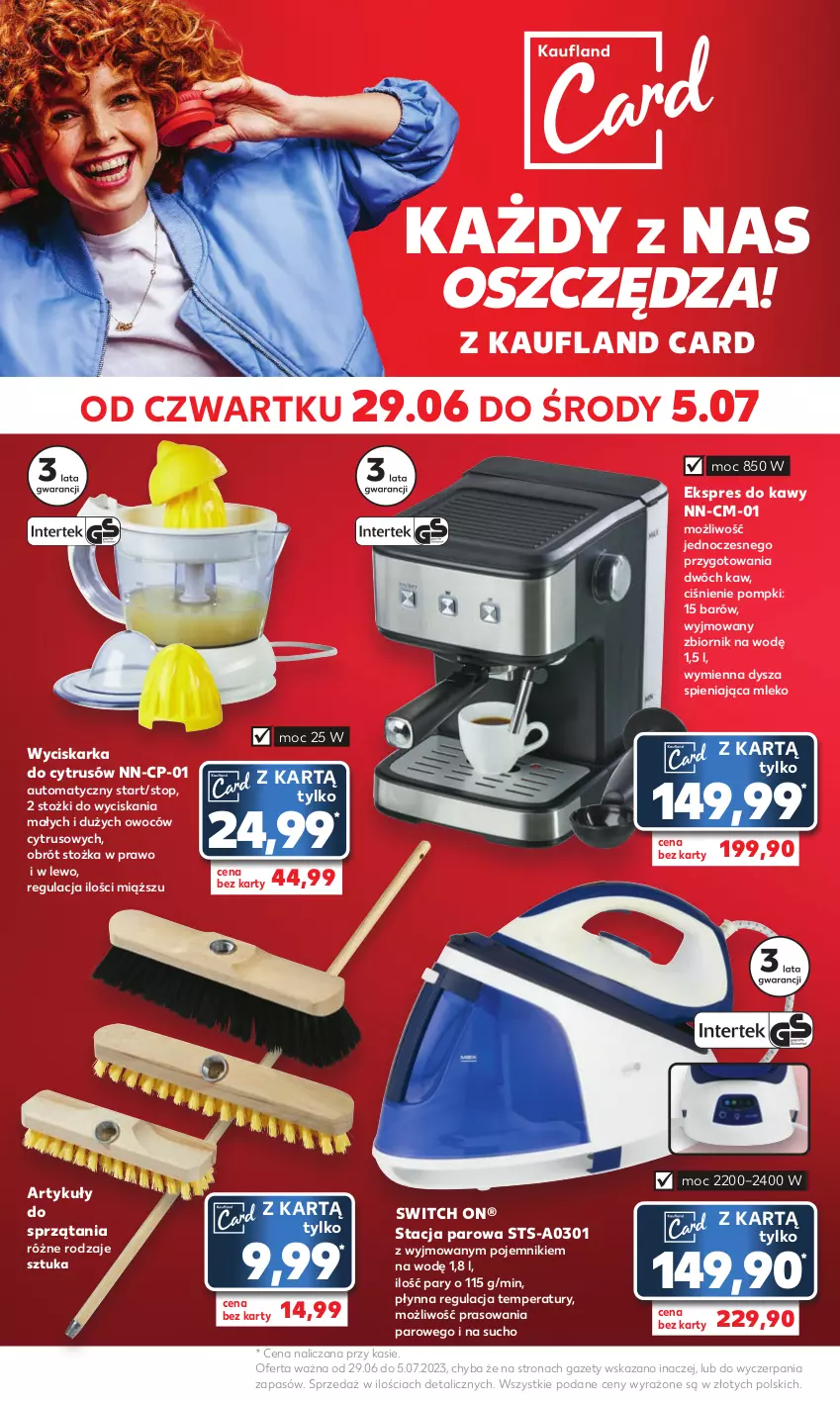 Gazetka promocyjna Kaufland - Mocny Start - ważna 03.07 do 05.07.2023 - strona 20 - produkty: Mleko, Pojemnik, Top, Wyciskarka