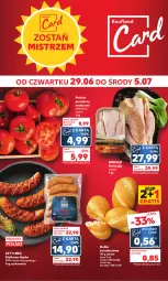 Gazetka promocyjna Kaufland - Mocny Start - Gazetka - ważna od 05.07 do 05.07.2023 - strona 18 - produkty: Perliczka, Gra, Tusz, Danio, Kiełbasa, Bułka, Pomidory, Kiełbasa śląska
