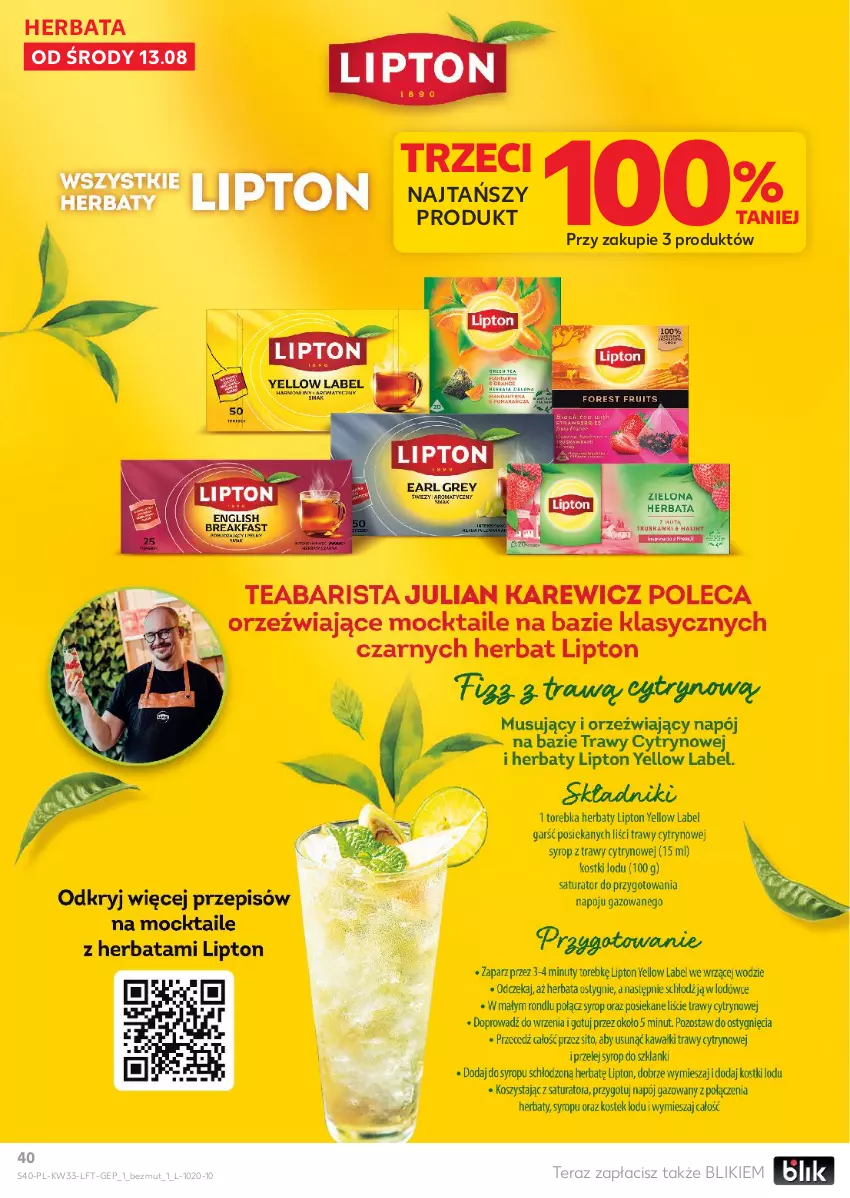 Gazetka promocyjna Kaufland - Gazetka tygodnia - ważna 13.08 do 20.08.2025 - strona 40 - produkty: Herbata, Tera