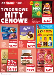 Gazetka promocyjna Kaufland - Gazetka tygodnia - Gazetka - ważna od 20.08 do 20.08.2025 - strona 18 - produkty: Dawtona, Nutella, Sos, Gra, Kawa ziarnista, Chipsy, Dallmayr, Kawa, Mleczko, Czekolada, Ferrero, E. Wedel, Waga, Lay’s, Milka