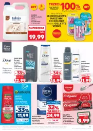 Gazetka promocyjna Kaufland - Gazetka tygodnia - Gazetka - ważna od 20.08 do 20.08.2025 - strona 47 - produkty: Balsam po goleniu, Gillette Venus, Nivea Men, Fructis, Mydło w płynie, Dezodorant, Pasta do zębów, Dove, Venus, Wełna, Szampon, Gillette, Mydło, Colgate, Woda, Waga, Luksja, Nivea, LG