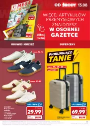 Gazetka promocyjna Kaufland - Gazetka tygodnia - Gazetka - ważna od 20.08 do 20.08.2025 - strona 55 - produkty: Por, Buty, Walizka, Sport, Obuwie