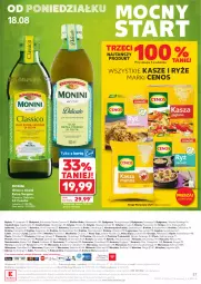 Gazetka promocyjna Kaufland - Gazetka tygodnia - Gazetka - ważna od 20.08 do 20.08.2025 - strona 57 - produkty: Top, Sos, Ryż, Gin, Telefon, Dres, Lion, Piast, Oliwa z oliwek, Monini, Cenos, Waga, Orka, Monte, Fa, Oliwa