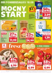 Gazetka promocyjna Kaufland - Gazetka tygodnia - Gazetka - ważna od 20.08 do 20.08.2025 - strona 58 - produkty: Kurczak, Nescafé, Warzywa, Kawa rozpuszczalna, Gra, Cukier, Jaja, Papryka czerwona, Papryka, Kawa, Owoce, Olej, Jabłka, Mleko