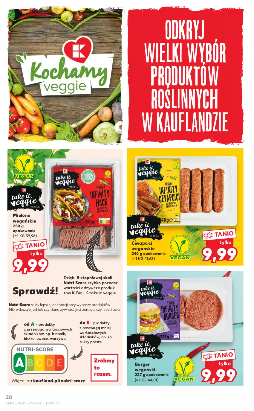 Gazetka promocyjna Kaufland - OFERTA TYGODNIA - ważna 27.05 do 01.06.2021 - strona 28 - produkty: Burger, Owoce, Sól, Top, Warzywa