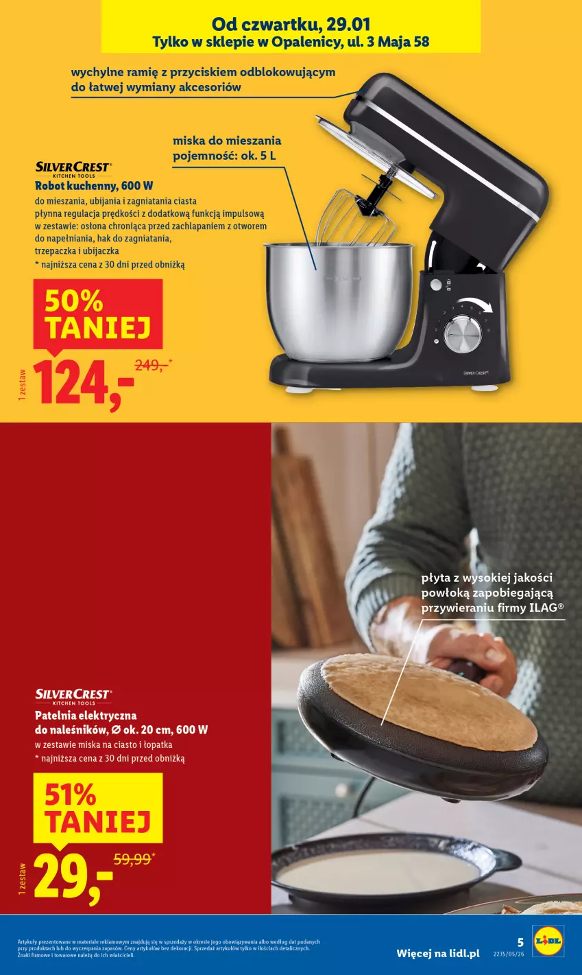 Gazetka promocyjna Lidl - Lidl w Opalenicy - ważna 29.01 do 07.02.2026 - strona 5 - produkty: Miska, Patelnia, Silvercrest