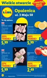Gazetka promocyjna Lidl - Lidl w Opalenicy - Gazetka - ważna od 07.02 do 07.02.2026 - strona 1 - produkty: Kurczak, Cytryny, Jabłka