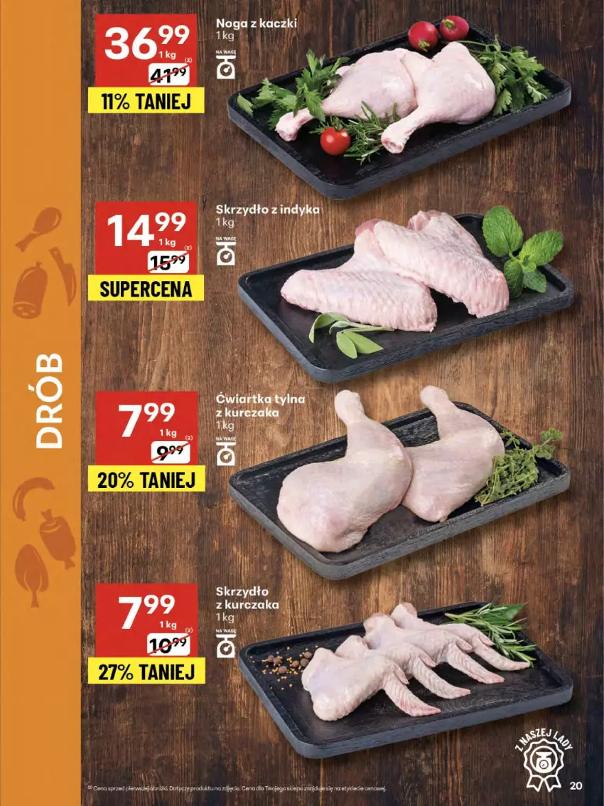 Gazetka promocyjna Delikatesy Centrum - Franczyza DC32 Czwartek - ważna 07.08 do 13.08.2025 - strona 20 - produkty: Kurczak, Noga z kaczki