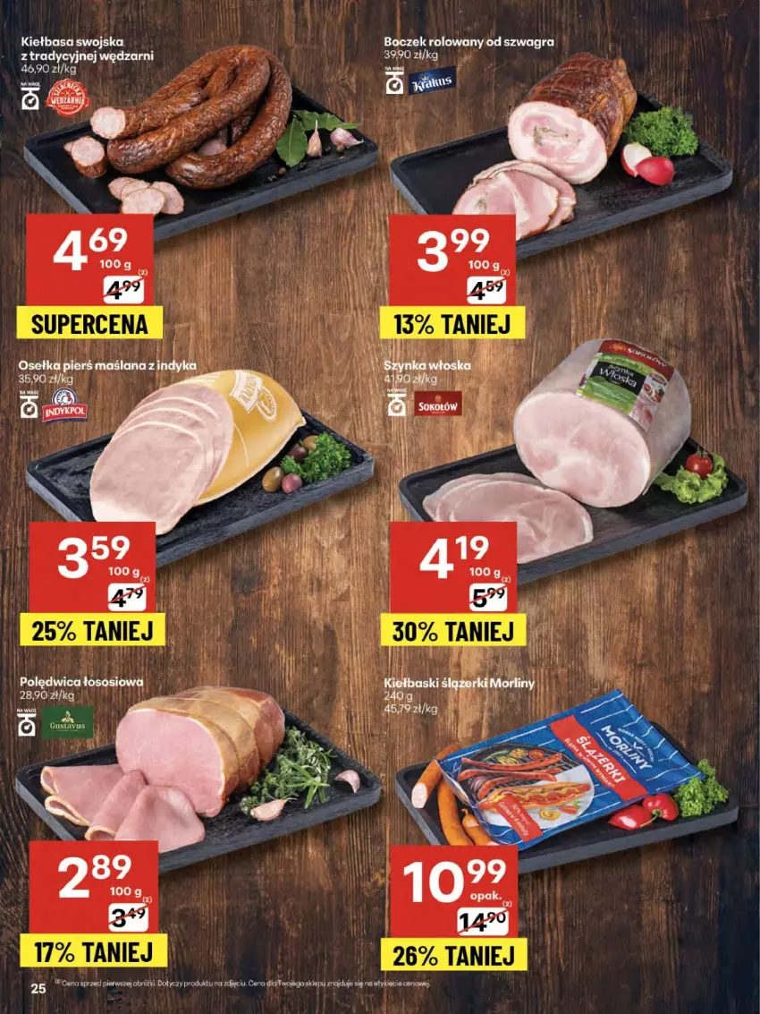 Gazetka promocyjna Delikatesy Centrum - Franczyza DC32 Czwartek - ważna 07.08 do 13.08.2025 - strona 25 - produkty: Boczek, Gra, Kiełbasa, Polędwica