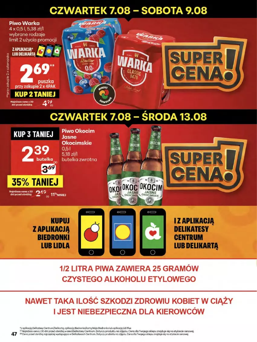 Gazetka promocyjna Delikatesy Centrum - Franczyza DC32 Czwartek - ważna 07.08 do 13.08.2025 - strona 47 - produkty: Rum