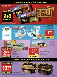Gazetka promocyjna Delikatesy Centrum - Franczyza DC32 Czwartek - Gazetka - ważna od 13.08 do 13.08.2025 - strona 34 - produkty: Rum, Koc, Gry, Big Milk, Lody, Algida, LG