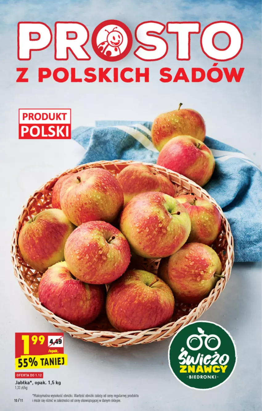 Gazetka promocyjna Biedronka - W tym tygodniu - ważna 29.11 do 04.12.2021 - strona 10 - produkty: Jabłka
