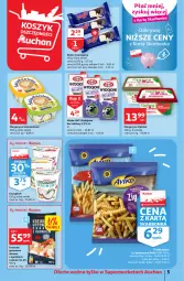 Gazetka promocyjna Auchan - Gazetka Rewelacyjnie małe ceny Auchan Supermarket - Gazetka - ważna od 11.01 do 11.01.2023 - strona 5 - produkty: Optima, Margaryna, Krewetki, Baton, Danio, Frytki, Mleko