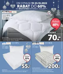 Gazetka promocyjna Jysk - Oferta tygodnia - Gazetka - ważna od 27.11 do 27.11.2022 - strona 6 - produkty: Kołdra, Materac, Tera, Poduszka