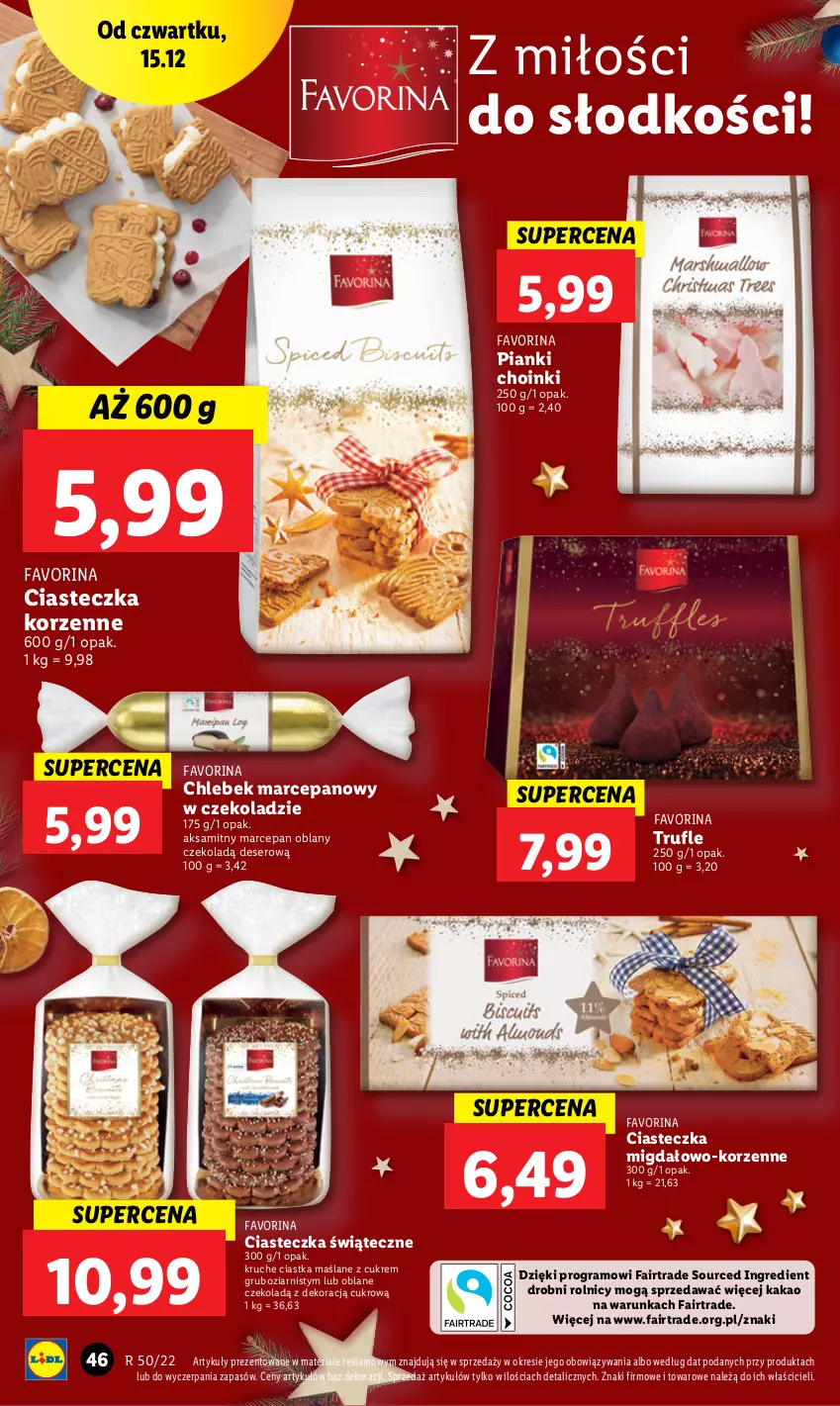 Gazetka promocyjna Lidl - GAZETKA - ważna 15.12 do 18.12.2022 - strona 52 - produkty: Aksam, Chleb, Ciastka, Deser, Fa, Gra, Kakao, Ser