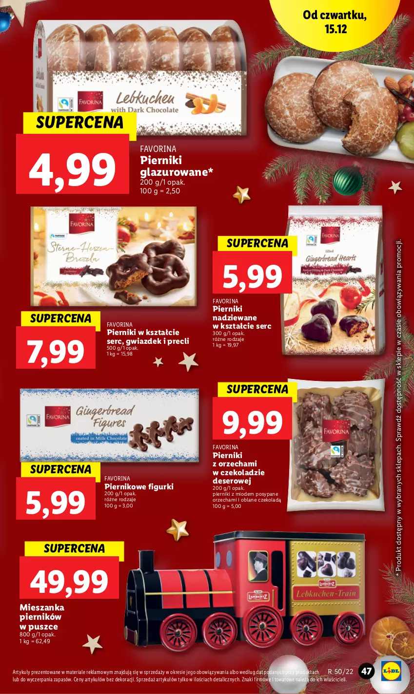 Gazetka promocyjna Lidl - GAZETKA - ważna 15.12 do 18.12.2022 - strona 53 - produkty: Deser, Fa, Lazur, Piernik, Ser