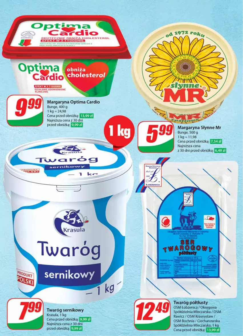 Gazetka promocyjna Dino - Gazetka 32 / 2024 - ważna 07.08 do 13.08.2024 - strona 37 - produkty: Margaryna, Optima, Optima Cardio, Ser, Słynne, Twaróg, Twaróg półtłusty