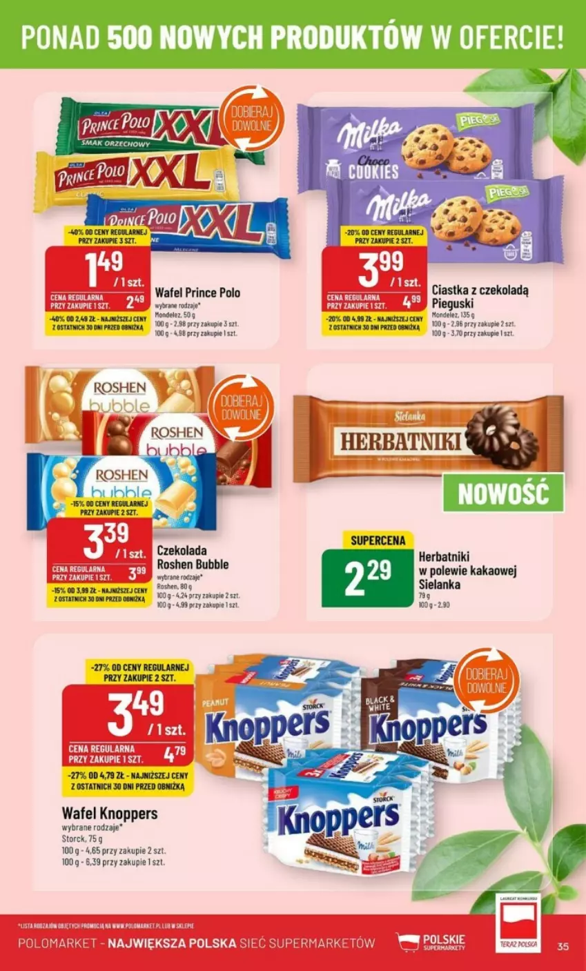 Gazetka promocyjna PoloMarket - ważna 05.06 do 11.06.2024 - strona 29 - produkty: Ciastka, Czekolada, Knoppers