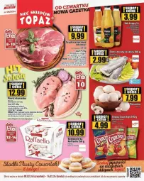 Gazetka promocyjna Topaz - Gazetka - ważna od 14.02 do 14.02.2024 - strona 1 - produkty: Kurczak, Top, Szynka wieprzowa, Szynka, Ferrero, Cappy, Waga