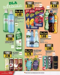 Gazetka promocyjna Topaz - Gazetka - ważna od 14.02 do 14.02.2024 - strona 10 - produkty: Top, Sok, Mus, Ba!, Napój energetyczny, Mirinda, Pepsi, Tiger, Tymbark, Woda, Napój