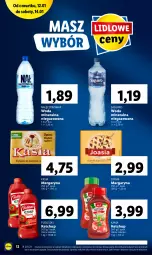 Gazetka promocyjna Lidl - GAZETKA - Gazetka - ważna od 14.01 do 14.01.2023 - strona 12 - produkty: Ketchup, Nałęczowianka, Margaryna, Woda mineralna, Pudliszki, Woda, Kasia