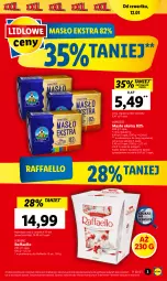 Gazetka promocyjna Lidl - GAZETKA - Gazetka - ważna od 14.01 do 14.01.2023 - strona 3 - produkty: Por, Raffaello, Ferrero, Masło, Olej, Fa