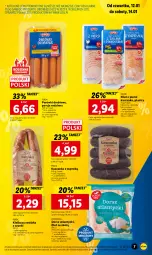 Gazetka promocyjna Lidl - GAZETKA - Gazetka - ważna od 14.01 do 14.01.2023 - strona 7 - produkty: Kurczak, Por, Filet z piersi kurczaka, Parówki, PIKOK, Kaszanka, Dorsz, Kasza, Lazur, Kiełbasa