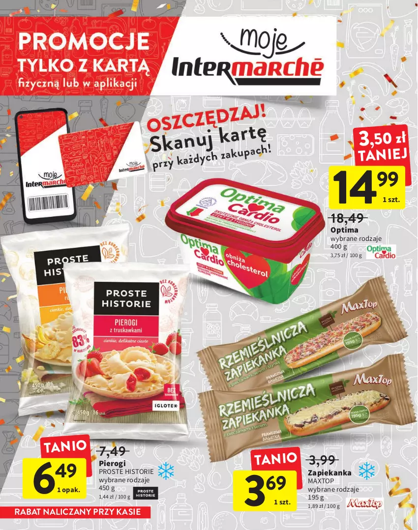 Gazetka promocyjna Intermarche - Gazetka Intermarche - ważna 22.09 do 05.10.2022 - strona 4 - produkty: Optima, Pierogi, Top, Zapiekanka