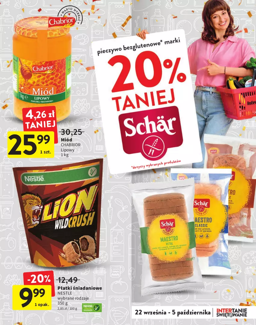 Gazetka promocyjna Intermarche - Gazetka Intermarche - ważna 22.09 do 05.10.2022 - strona 5 - produkty: Chabrior, Danio, Miód