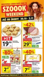 Gazetka promocyjna Intermarche - Gazetka - ważna od 06.11 do 06.11.2024 - strona 8 - produkty: Makaron, Krakus, Jaja, Szarlotka, Szynka