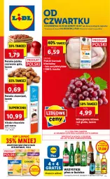 Gazetka promocyjna Lidl - GAZETKA - Gazetka - ważna od 19.09 do 19.09.2021 - strona 1 - produkty: Piwa, Kurczak, Ser, Gra, Ziemniaki, Tusz, Pilos, Winogrona, Wino, Gala, Kinder, Jabłka