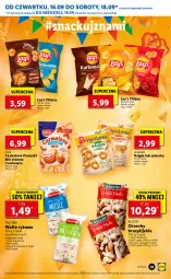Gazetka promocyjna Lidl - GAZETKA - Gazetka - ważna od 19.09 do 19.09.2021 - strona 33 - produkty: Ryż, Lajkonik, Mus, Orzeszki, Chipsy, Wafle, Bajgle, Felix, Lay’s