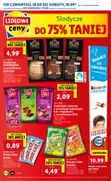 Gazetka promocyjna Lidl - GAZETKA - Gazetka - ważna od 19.09 do 19.09.2021 - strona 34 - produkty: Prince Polo, Czekolada mleczna, Czekolada, Kinder, Kokos, Fa