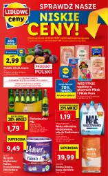 Gazetka promocyjna Lidl - GAZETKA - Gazetka - ważna od 19.09 do 19.09.2021 - strona 48 - produkty: Piwa, Nałęczowianka, Pur, NBA, Gra, Papier, Kawa ziarnista, Kawa, Velvet, PIKOK, Ręcznik, Lavazza, Woda mineralna, Woda