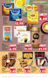 Gazetka promocyjna Kaufland - OFERTA TYGODNIA - Gazetka - ważna od 25.05 do 25.05.2022 - strona 21 - produkty: Nescafé, Kawa rozpuszczalna, Ser, Inka, Kawa zbożowa, Cukier, Kawa, Herbata czarna, Tetley, Lipton, Dolce Gusto, Herbata, Gala