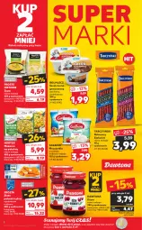 Gazetka promocyjna Kaufland - OFERTA TYGODNIA - Gazetka - ważna od 25.05 do 25.05.2022 - strona 4 - produkty: Mozzarella, Makaron, Dawtona, Frosta, Ser, Zupa, Paluszki rybne, Rolmlecz, Dżem, Serek homogenizowany, Tarczyński, Serek, Galbani, Kabanos, Olej, Hortex