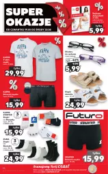 Gazetka promocyjna Kaufland - OFERTA TYGODNIA - Gazetka - ważna od 25.05 do 25.05.2022 - strona 44 - produkty: Puma, Klapki, Top, Ser, Karp, T-shirt, Rajstopy, Okulary do czytania, Olej, Bokserki