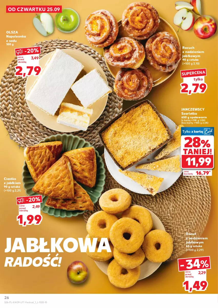 Gazetka promocyjna Kaufland - Gazetka tygodnia - ważna 25.09 do 01.10.2025 - strona 26 - produkty: Donut, Leon, Oleo, Szarlotka