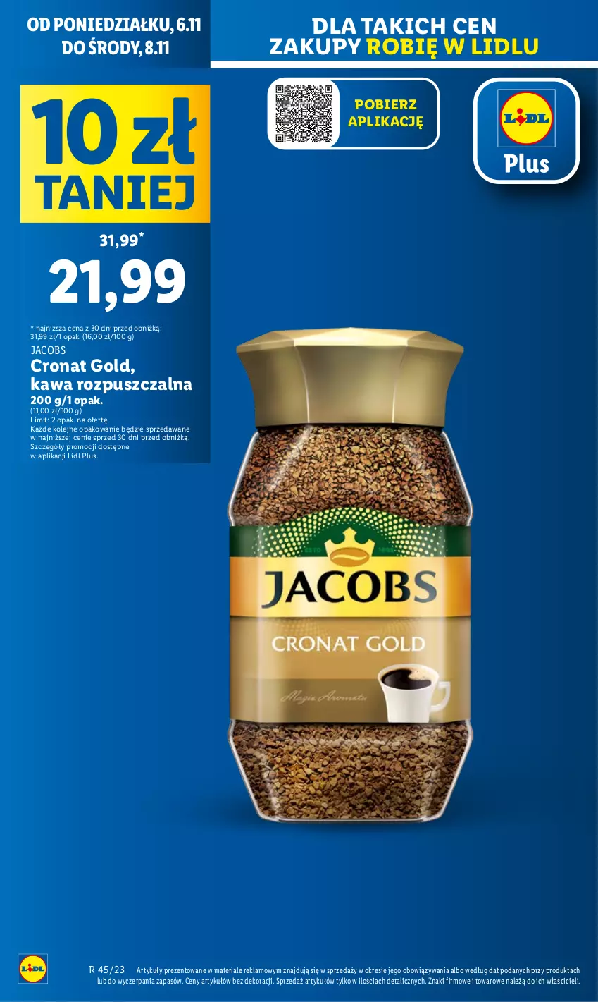 Gazetka promocyjna Lidl - GAZETKA - ważna 06.11 do 08.11.2023 - strona 10 - produkty: Jacobs, Kawa, Kawa rozpuszczalna, Olej