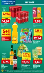 Gazetka promocyjna Lidl - GAZETKA - Gazetka - ważna od 08.11 do 08.11.2023 - strona 52 - produkty: Mus, Gra, 7up, Ananas, Coca-Cola, Napoje, Smoothie, Syrop, Kubuś Waterrr, Kubuś, Wino, Mango, Herbapol, Nektar, Szpinak