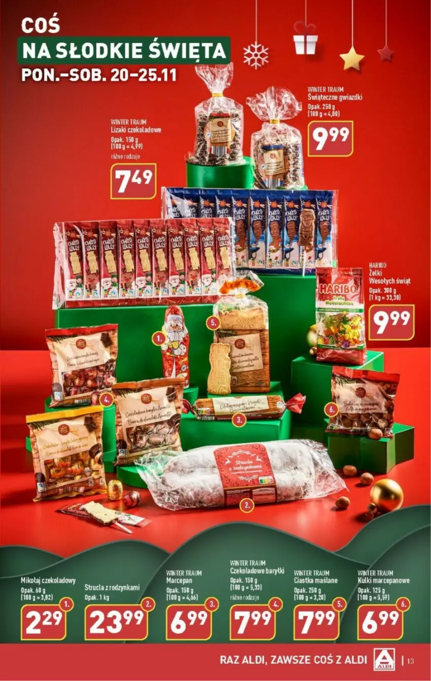 Gazetka promocyjna Aldi - ważna 20.11 do 25.11.2023 - strona 5 - produkty: Lizaki, Lizaki czekoladowe