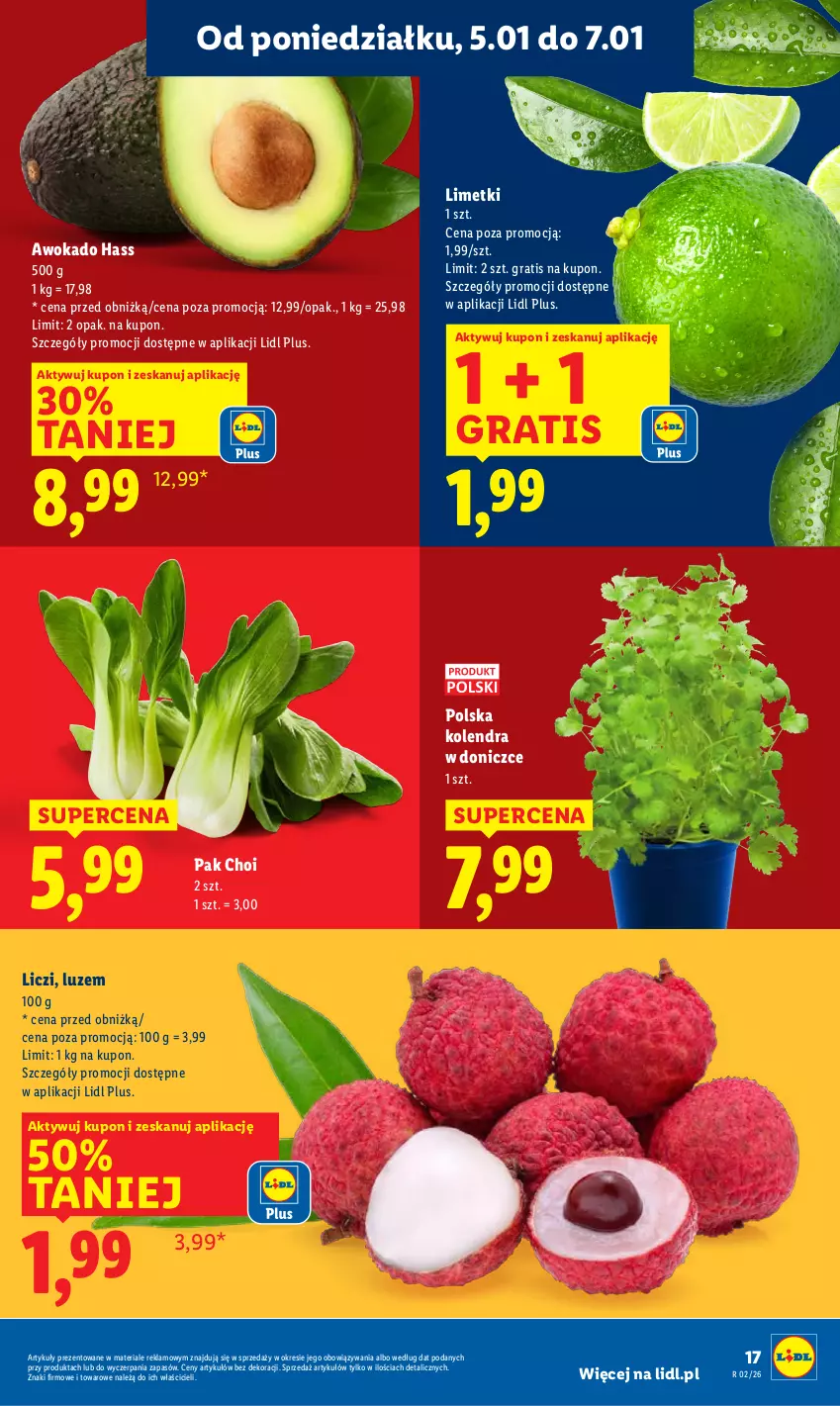 Gazetka promocyjna Lidl - GAZETKA - ważna 05.01 do 07.01.2026 - strona 19 - produkty: Gra, Kolendra, Liczi