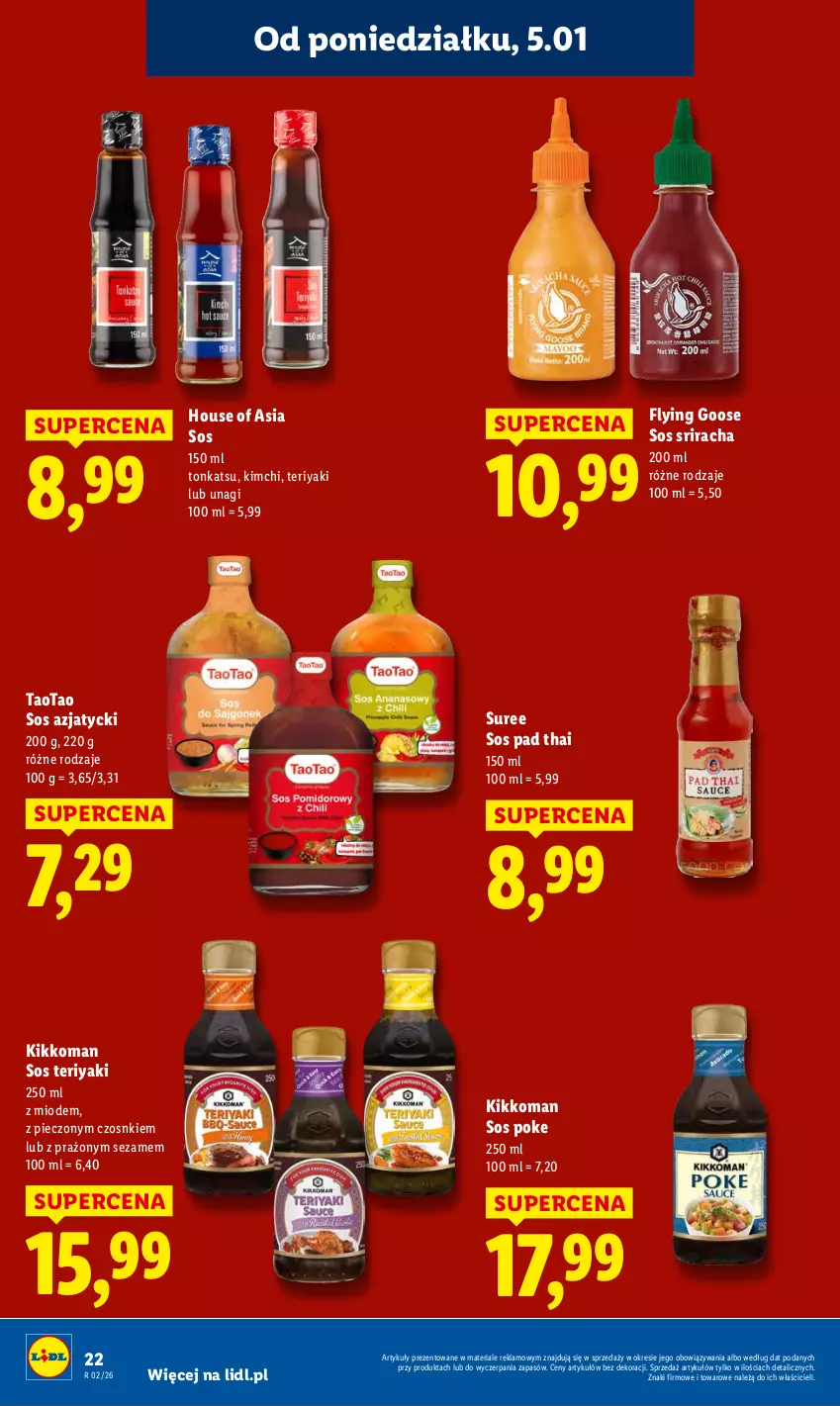 Gazetka promocyjna Lidl - GAZETKA - ważna 05.01 do 07.01.2026 - strona 24 - produkty: House of Asia, Piec, Sezam, Sos, TaoTao
