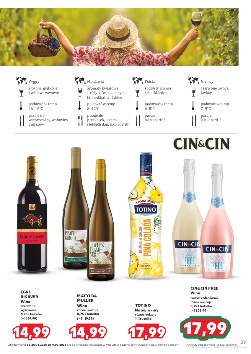 Gazetka promocyjna Kaufland - Barek Kauflandu - ważna 26.06 do 09.07.2025 - strona 29 - produkty: Ananas, Gry, Kokos, Napój, Owoce, Sałat, Wino, Wino bezalkoholowe, Wino czerwone