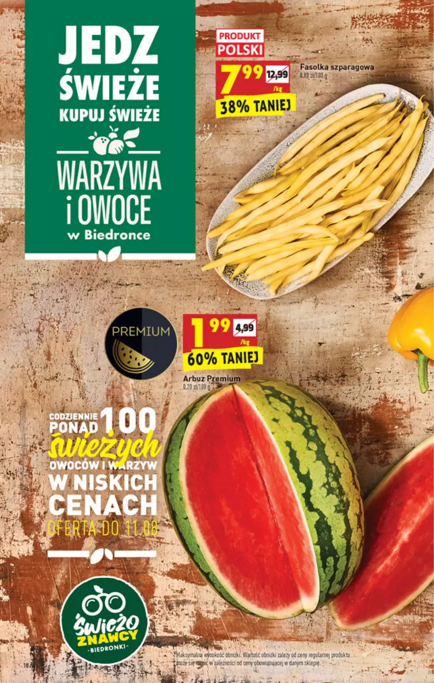 Gazetka promocyjna Biedronka - W tym tygodniu - ważna 09.08 do 14.08.2021 - strona 10 - produkty: Arbuz, Fa